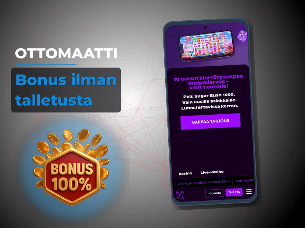 Ottomaatti - Bonus ilman talletusta