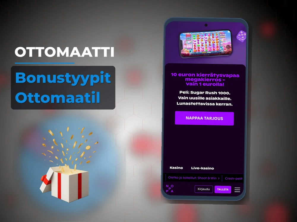 Ottomaatti - Bonustyypit Ottomaatil