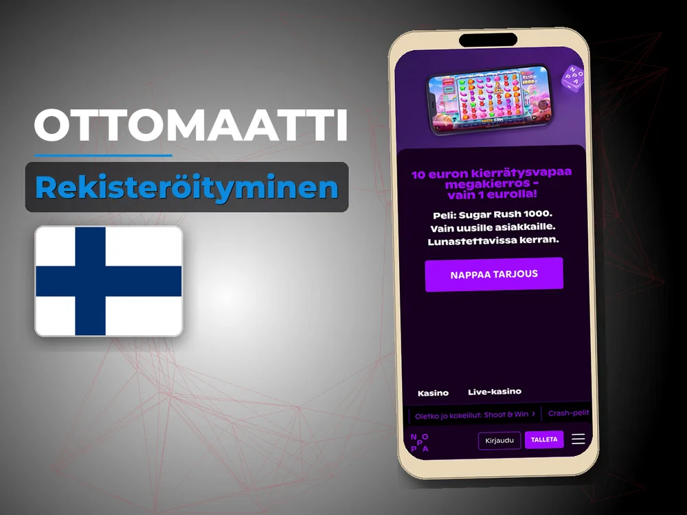 Ottomaatti - Rekisteröityminen